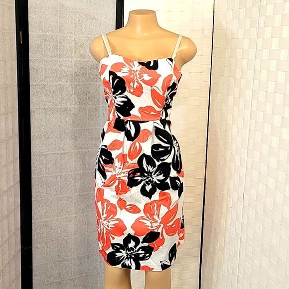 BRAND NEW CATO FIT &FLARE FLORAL SPAGHETTI STRAP DRESS - Picture 2 of 15
